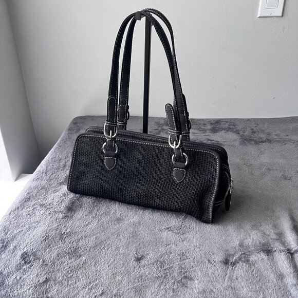 The Sak Black Crochet Small Shoulder Bag - Picture 7 of 9